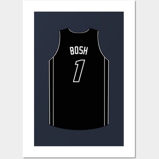 Chris Bosh Miami Jersey Qiangy Posters and Art